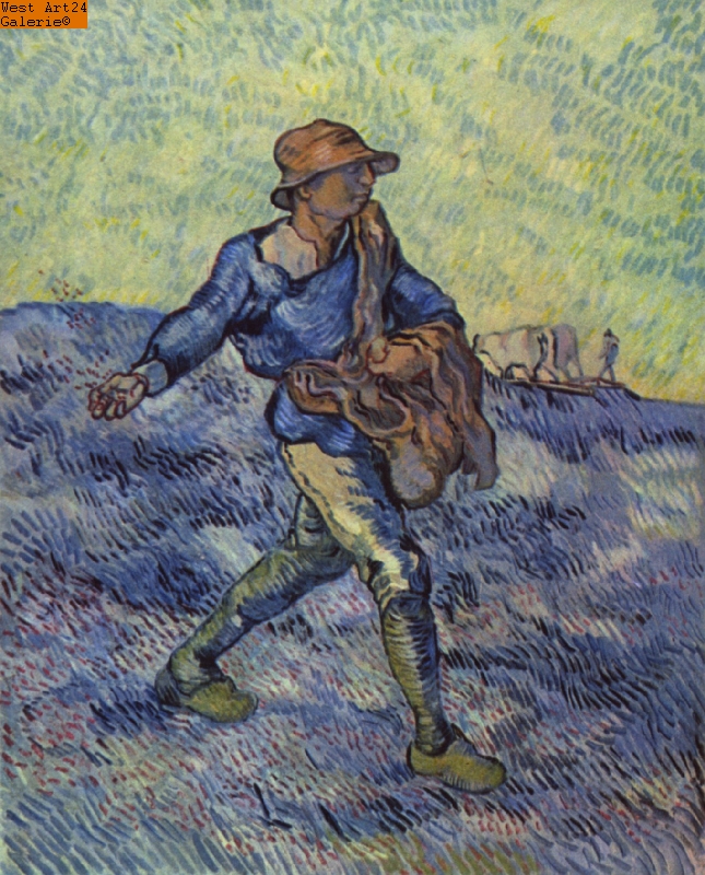 Der Sämann nach van Gogh Gemäldeimitation
